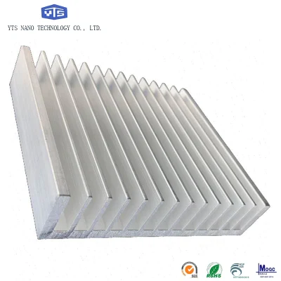 Customer Design OEM Square Shape Silver Anodize Precision CNC Machining Aluminum Heat Sink